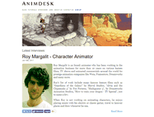 Tablet Screenshot of animdesk.com
